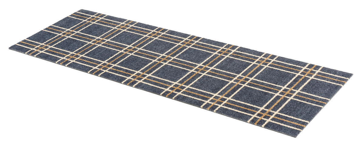 OTIRAČ ZA OBUĆU 50/150 cm   - siva/narandžasta, Osnovno, tekstil (50/150cm)