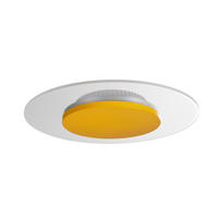 LED-DECKENLEUCHTE Zaniah 29/29/4 cm   - Gelb, KONVENTIONELL, Kunststoff/Metall (29/29/4cm)