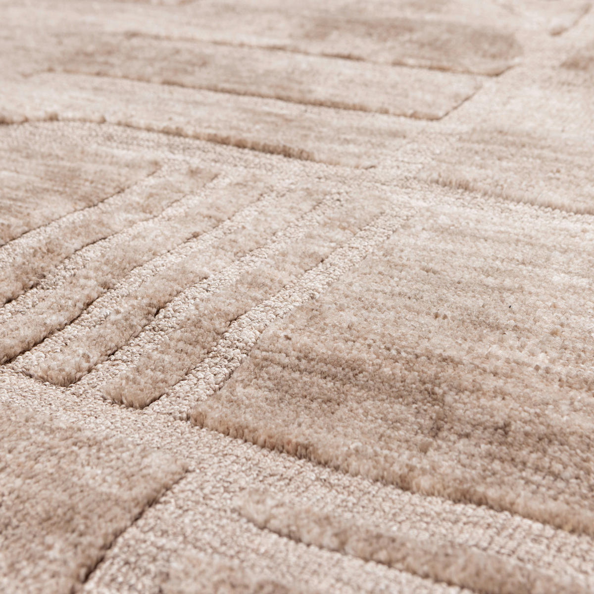 TEPPICH 170/240 cm LOVI Taupe rechteckig  - Taupe, Basics, Textil (170/240cm)