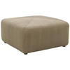 HOCKER Mikrofaser Schlammfarben  - Schlammfarben/Schwarz, Design, Kunststoff/Textil (85/42/85cm) - MID.YOU