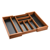 SCHUBLADENEINTEILUNG - Braun, Basics, Holz (35-58/6,5/43cm) - Kesper