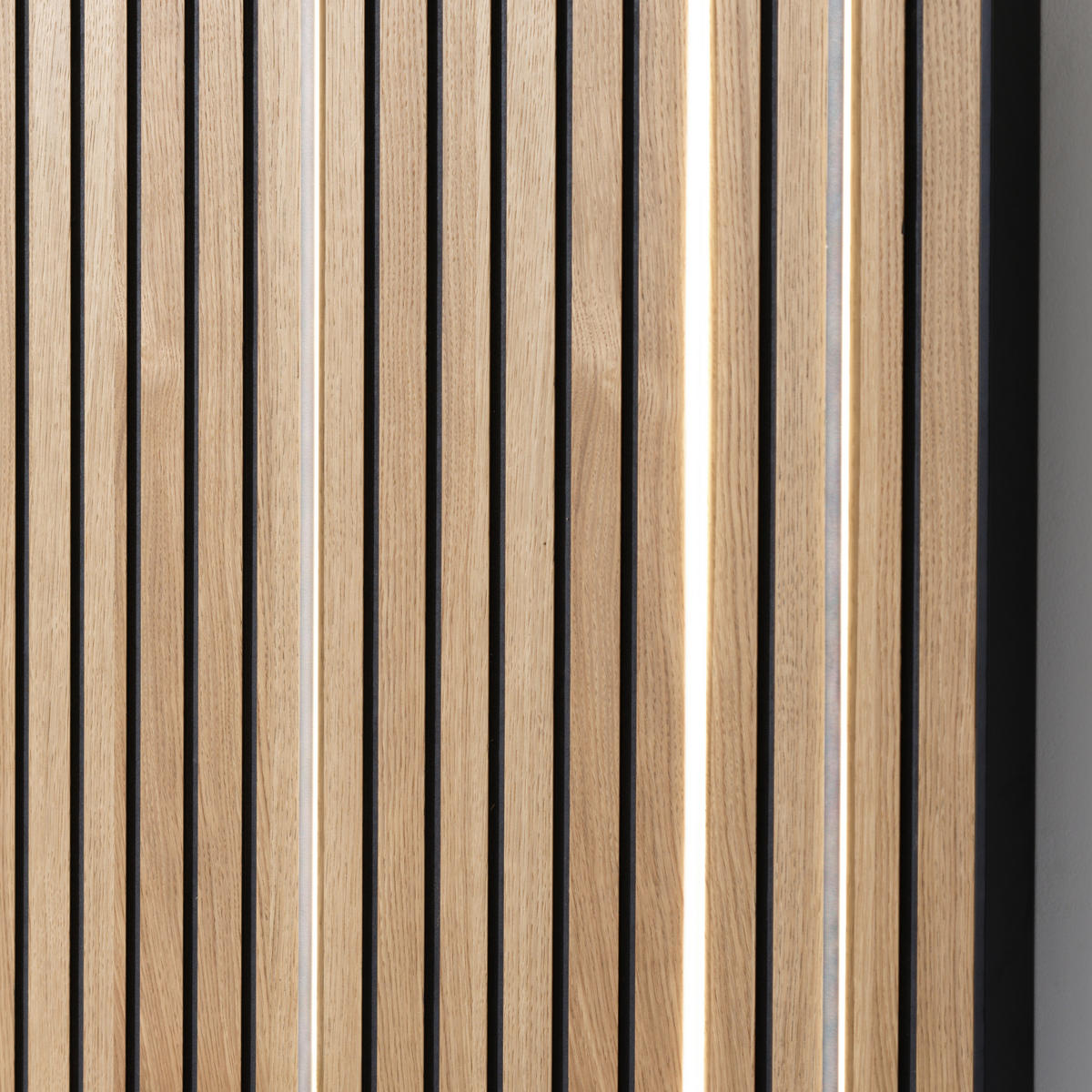 WOHNWAND 3-teilig  in Weiß, Eichefarben  300/190/42 cm  - Eichefarben/Weiß, Basics, Holzwerkstoff (300/190/42cm) - Carryhome