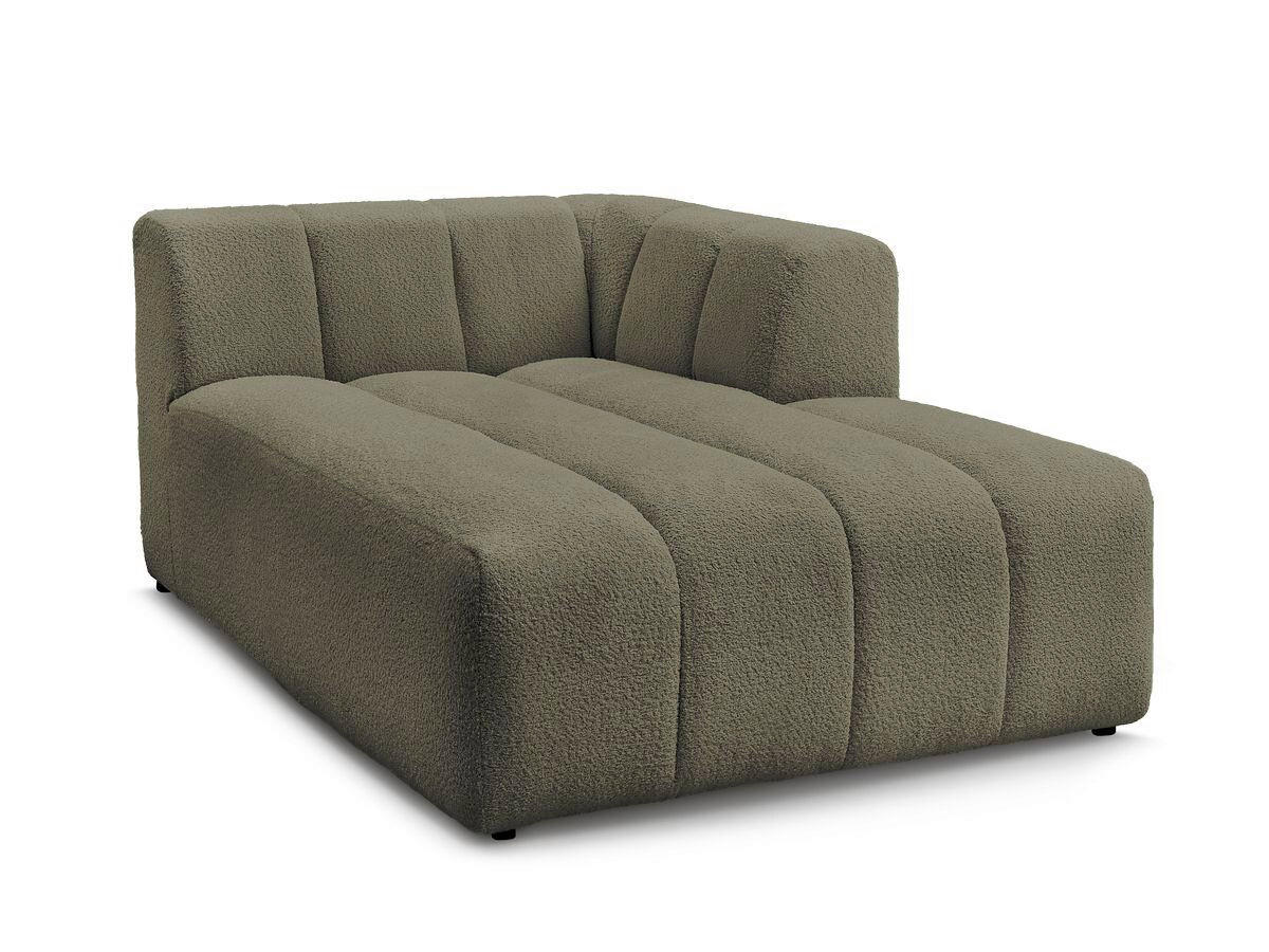 SOFAELEMENT ANNECY Bouclé Grün  - Schwarz/Grün, MODERN, Kunststoff/Textil (120/72/170cm)