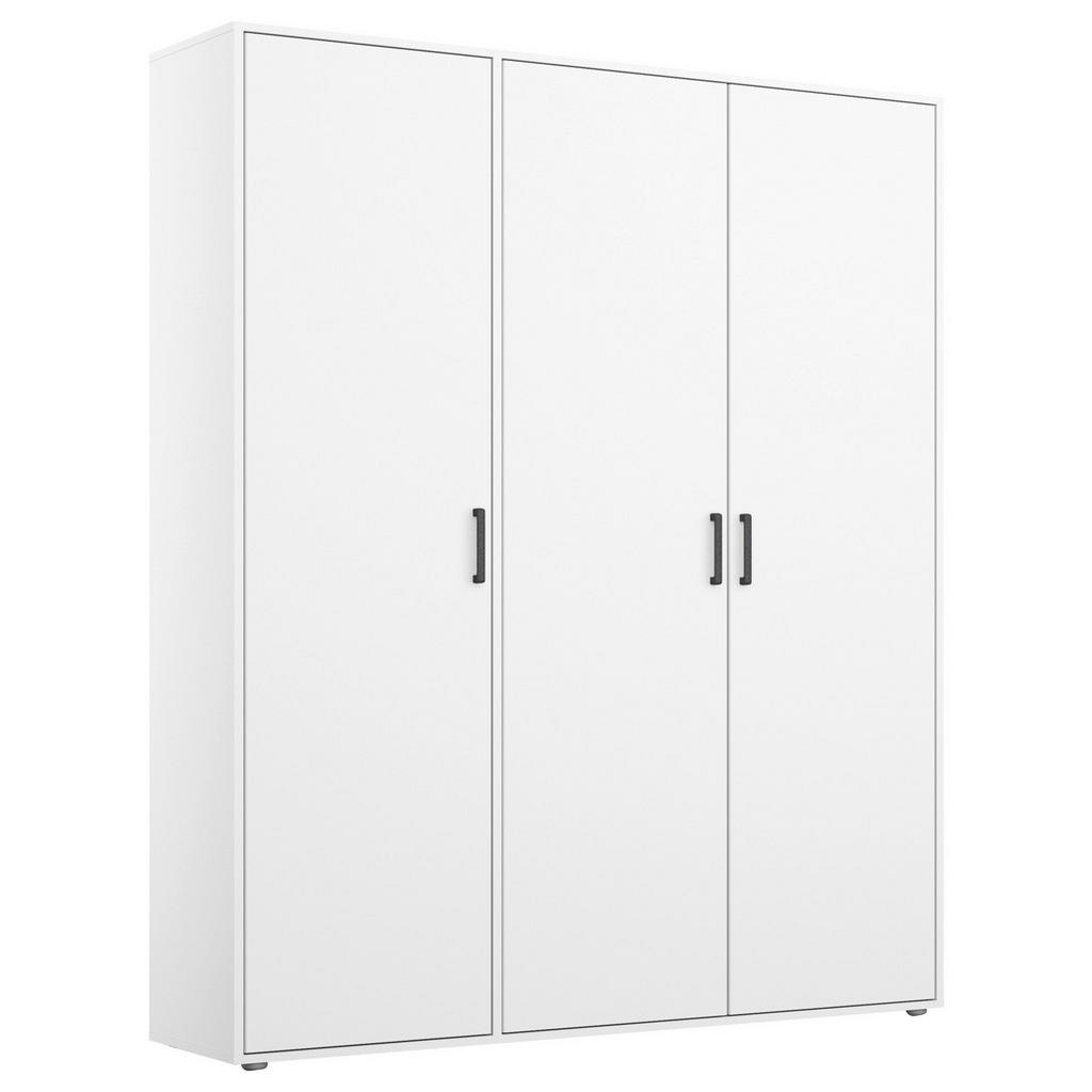 Rauch Möbel SKRIŇA S OTOČNÝMI DVERAMI, biela, 140/194/53 cm