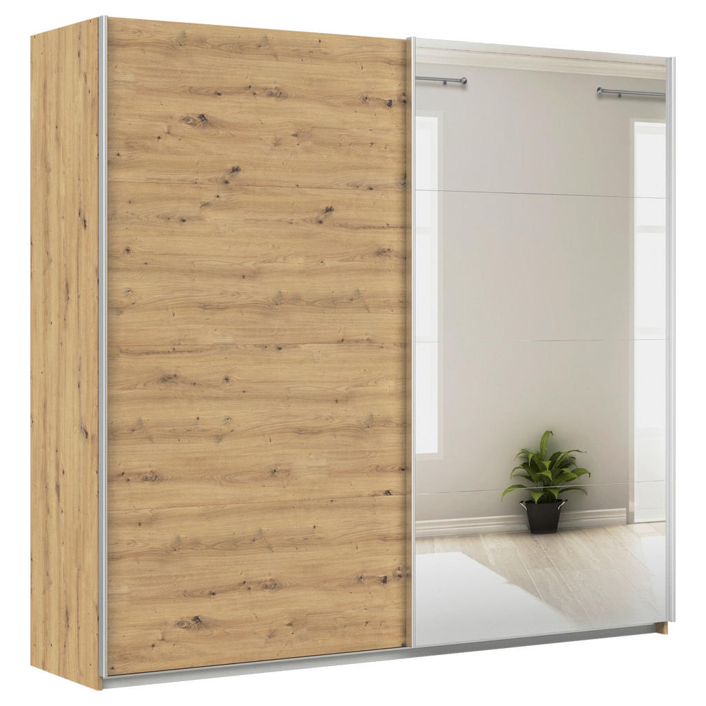 Schwebetürenschrank + Spiegel B: 315cm Feldkirch Eiche Dekor