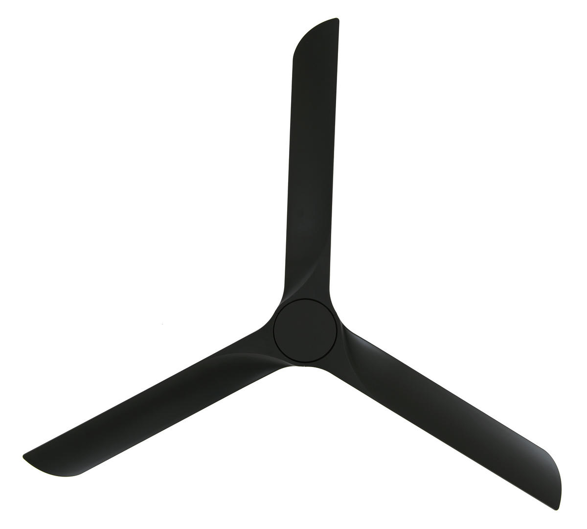 DECKENVENTILATOR   132 cm   - Schwarz, Trend, Kunststoff (132cm) - P & B