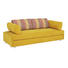 SCHLAFSOFA Gelb - Chromfarben/Gelb, Design, Textil/Metall (212/84/100cm)