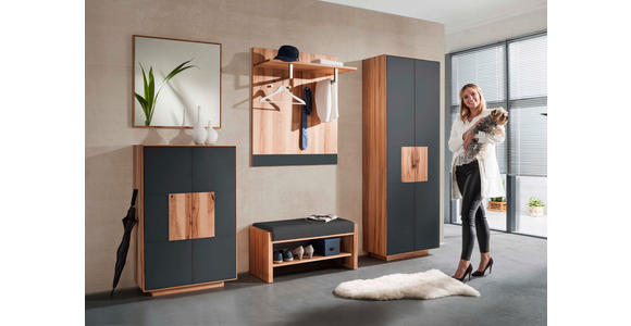 GARDEROBENBANK  in 88/46/37 cm  - Buchefarben, MODERN, Holz (88/46/37cm) - Linea Natura