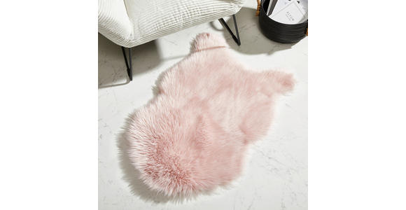 KUNSTFELL 60/90 cm - Pink, LIFESTYLE, Fell/Textil (60/90cm) - Novel