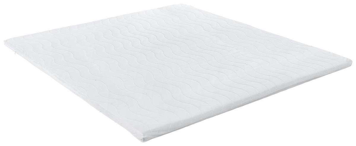 TOPPER 180/200 cm Höhe ca. 8 cm  - Weiß, Textil (180/200cm) - SetOne by Musterring