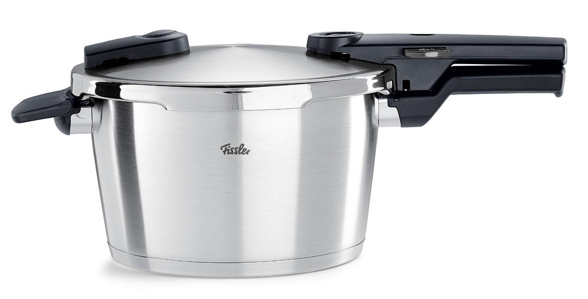 LONEC NA PRITISK  VITAQUICK  4,5 l  kovina  22 cm  - barve nerjavečega jekla/srebrne barve, Basics, kovina (22cm) - Fissler