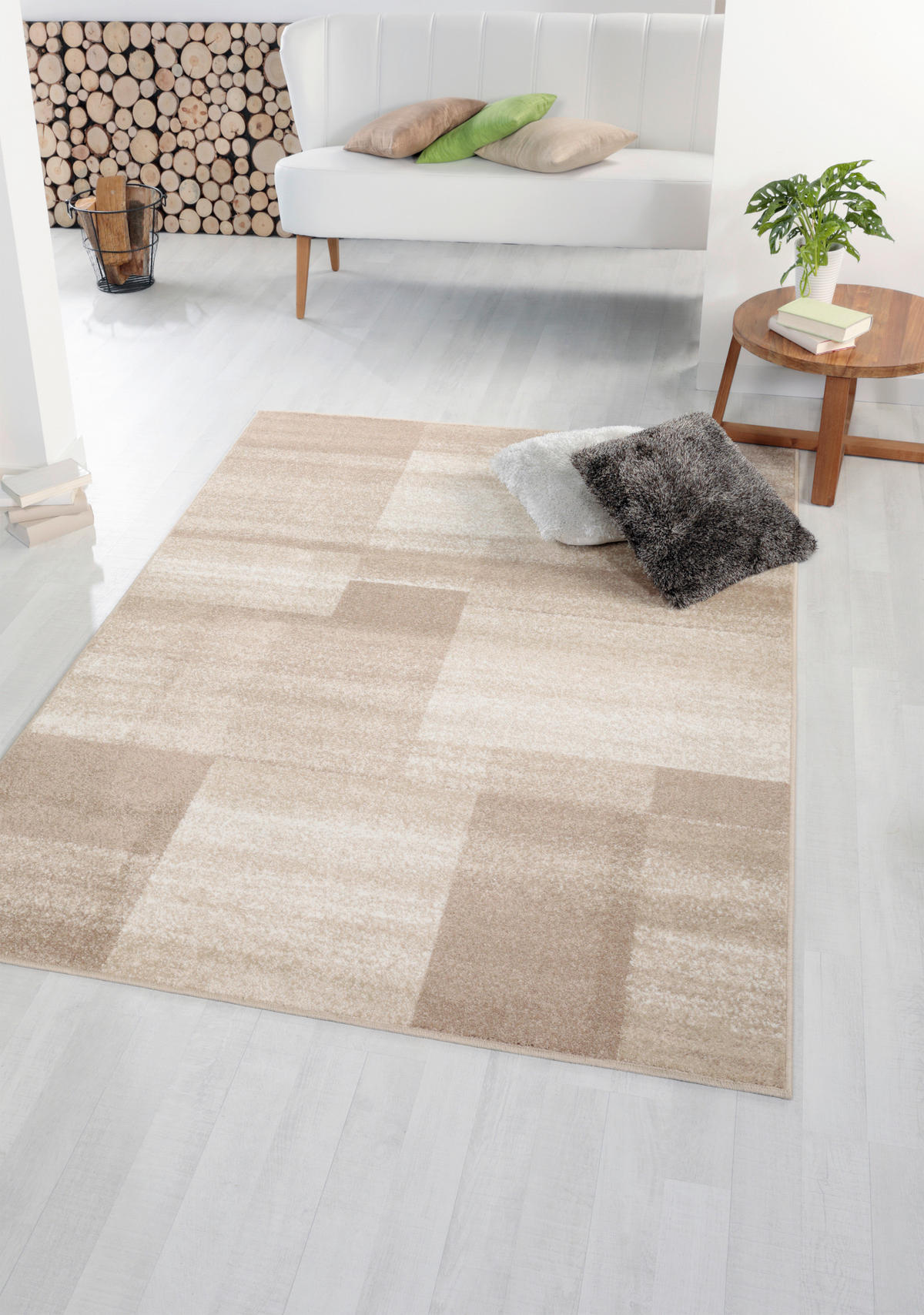 WEBTEPPICH 80/150 cm Beige  - Beige, Design, Textil (80/150cm) - Novel