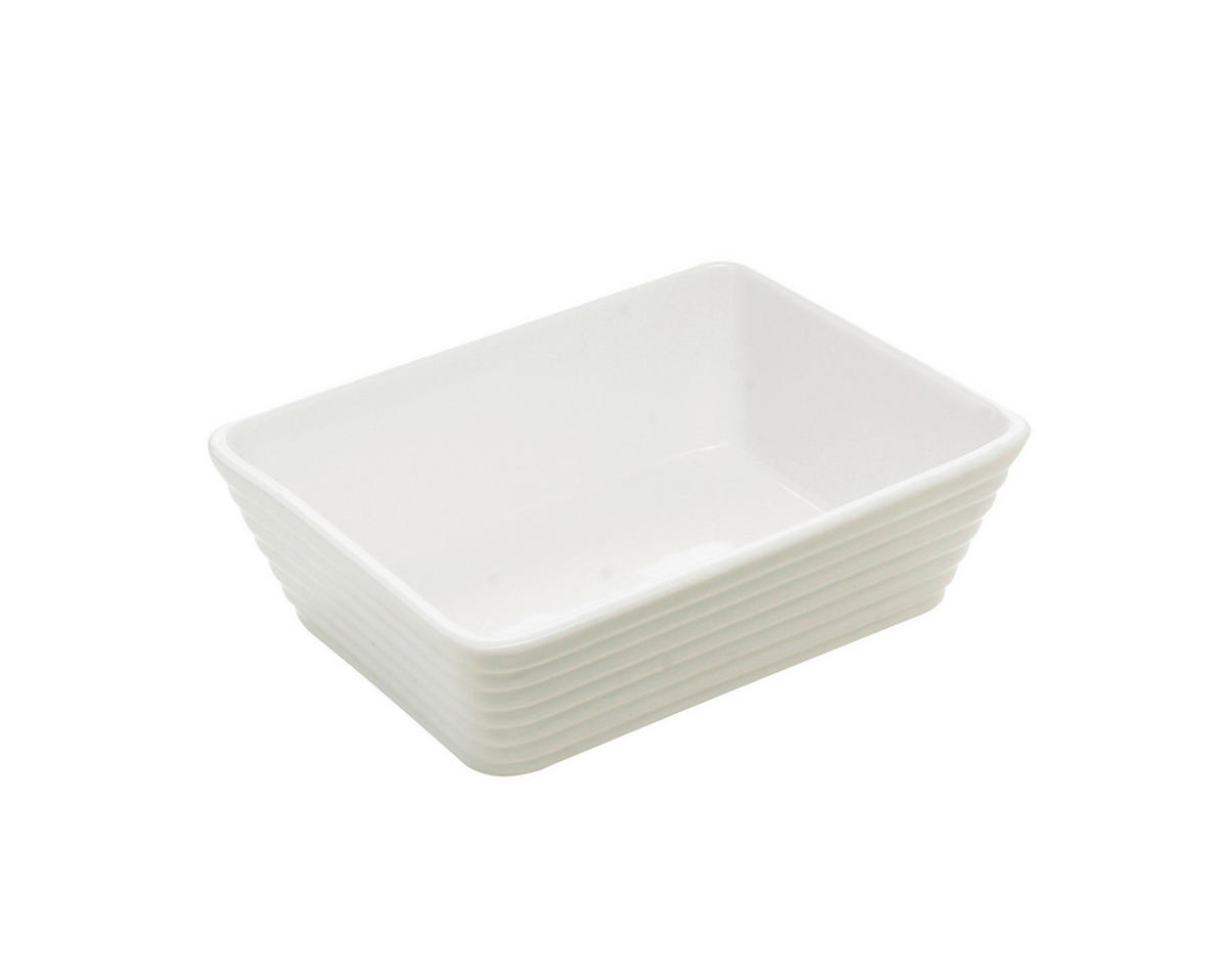 AUFLAUFFORM 18/13,5/5 cm   - Weiss, Basics, Keramik (18/13,5/5cm) - Homeware Profession.