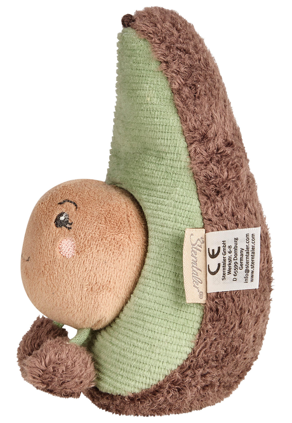 KUSCHELTIER Früchte 18/9/8 cm  - Salbeigrün, Basics, Textil (18/9/8cm) - Sterntaler