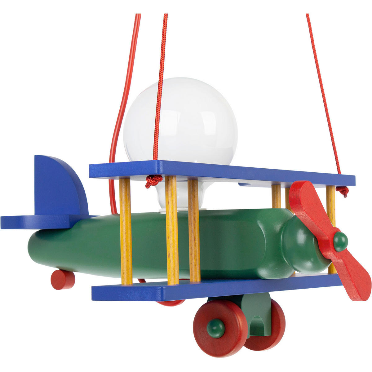 KINDERHÄNGELEUCHTE 29/31/75 cm   - Multicolor, Basics, Holz (29/31/75cm)