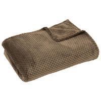 FLEECEDECKE NELE 150/200 cm  - Hellbraun, Basics, Textil (150/200cm) - Novel