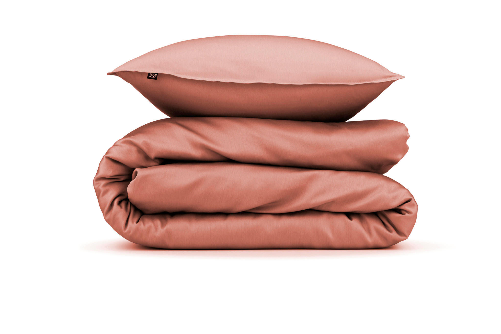 BETTWÄSCHE Satinado Makosatin 155/220 cm  - Dunkelrosa, Basics, Textil (155/220cm)