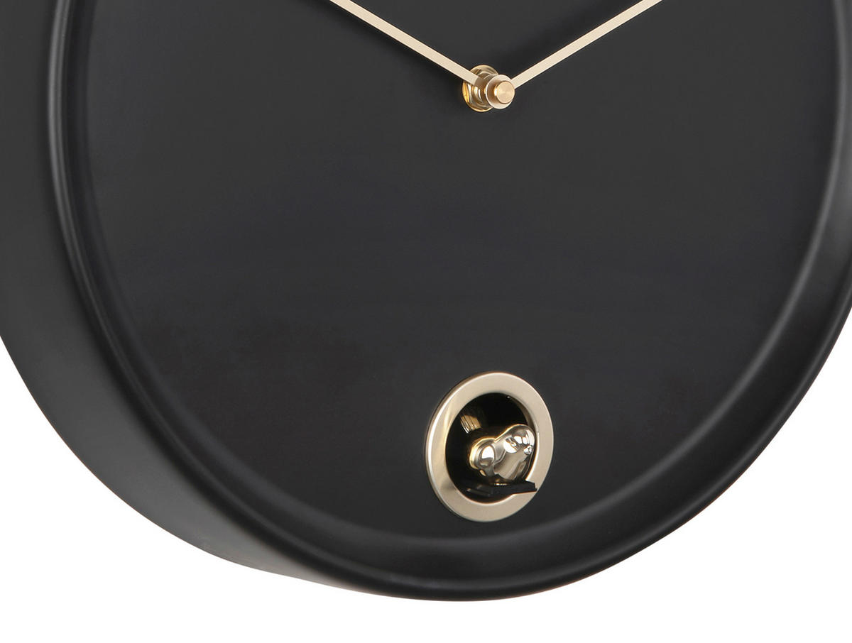 WANDUHR Esencia Schwarz  - Schwarz, Basics, Metall (30cm) - Karlsson