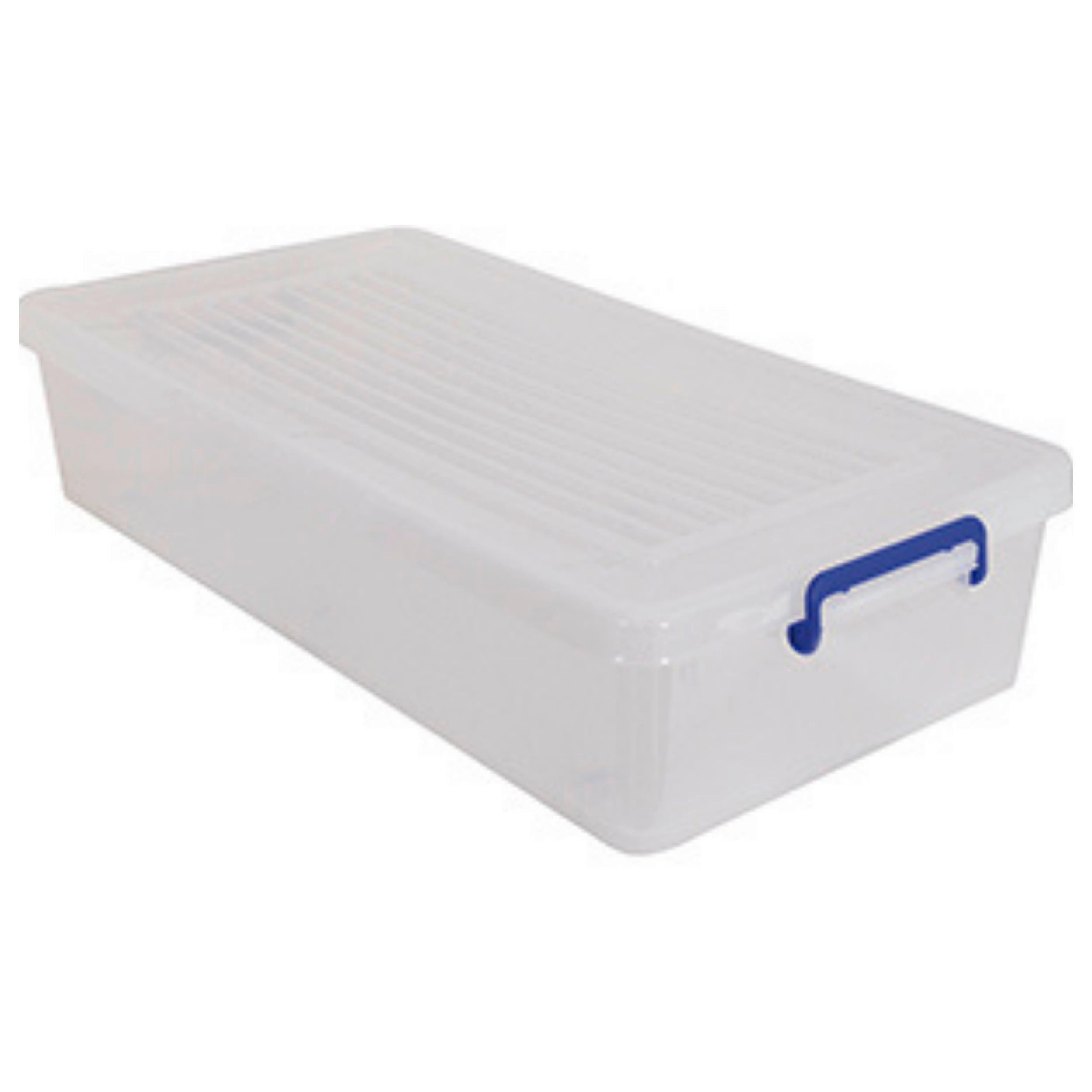 AUFBEWAHRUNGSBOX  - Transparent, Basics, Kunststoff (74.6/17.6/40cm) - Spirella