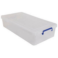 AUFBEWAHRUNGSBOX  - Transparent, Basics, Kunststoff (74.6/17.6/40cm) - Spirella