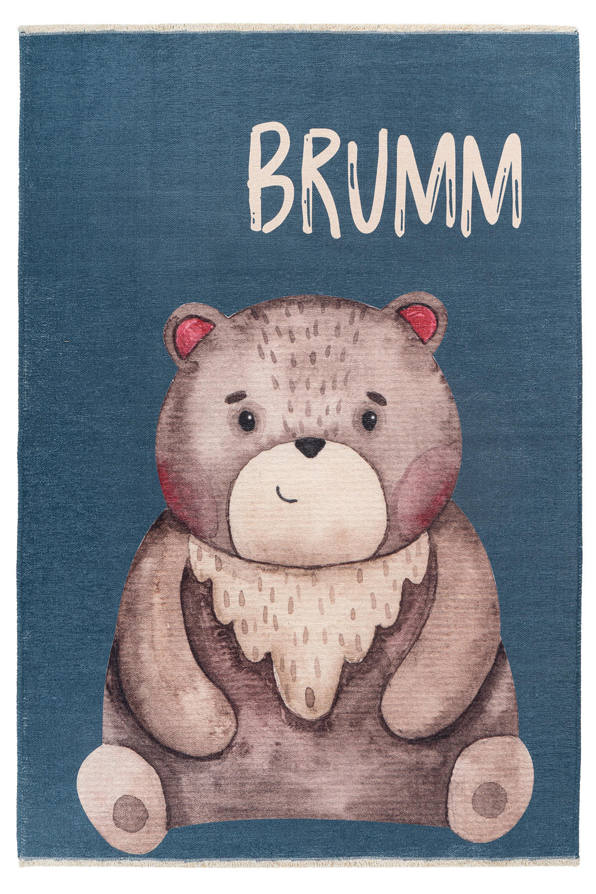 Obsession Kinderteppich Braun, Dunkelblau 115x170 cm