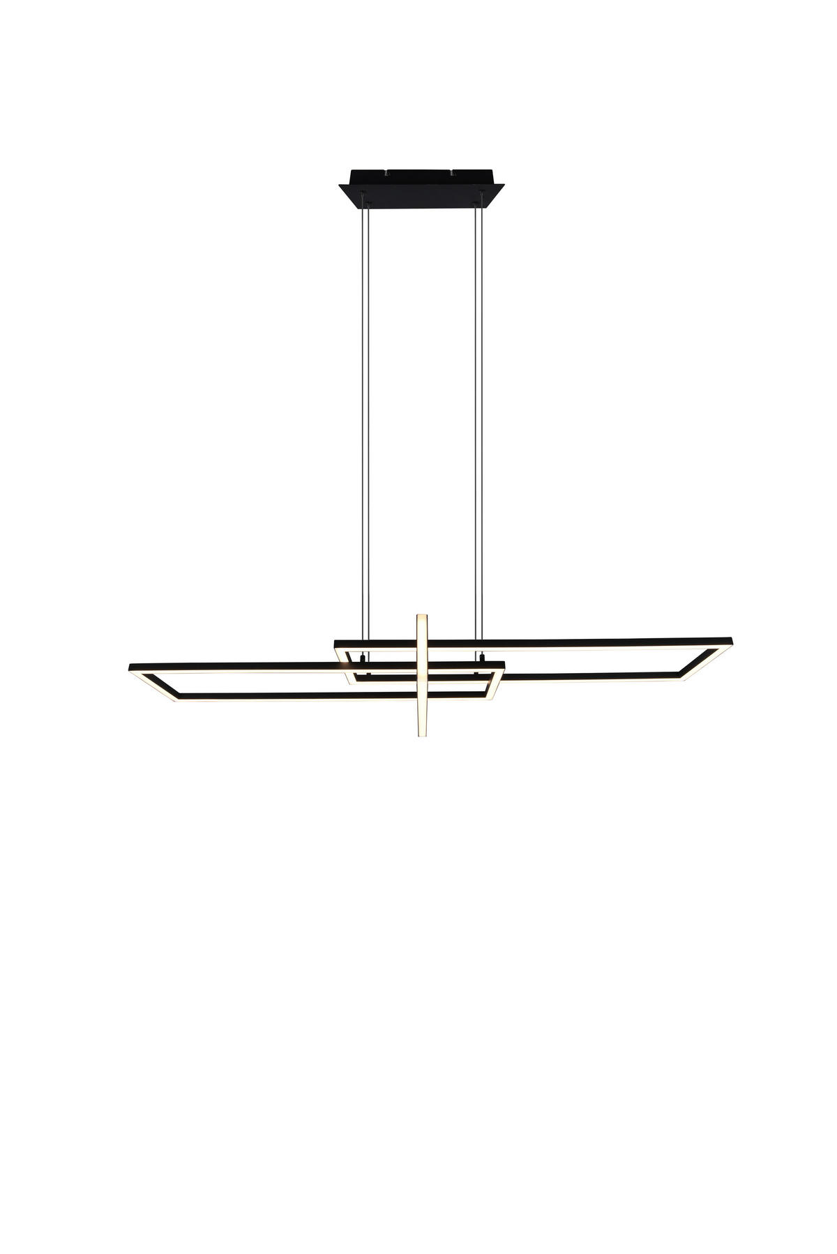 LED-HÄNGELEUCHTE 110/40/150 cm    - Schwarz, Design, Metall (110/40/150cm) - Trio Leuchten