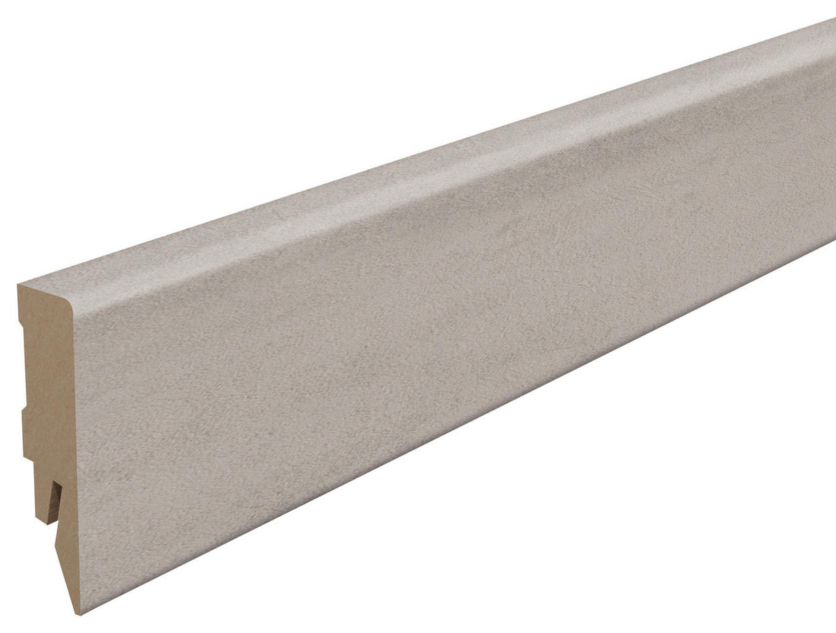 SOCKELLEISTE Beton grau - Grau, KONVENTIONELL, Holzwerkstoff (240/1.4/5.8cm) - Egger Holzwerkstoffe
