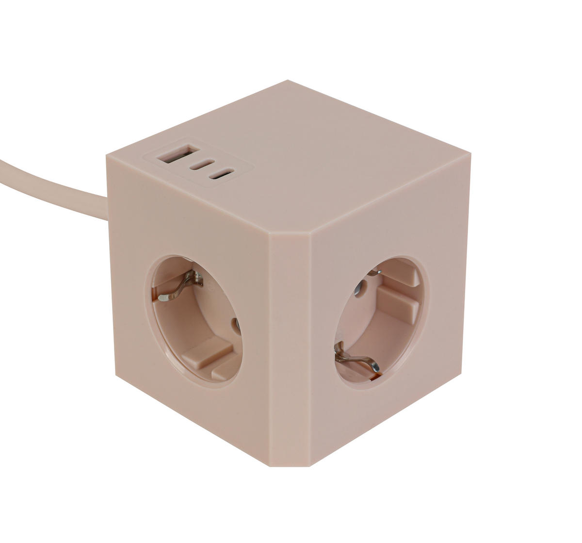 STECKDOSENWÜRFEL - Rosa, Basics, Kunststoff (7,5/7,5/7,5cm) - Mican