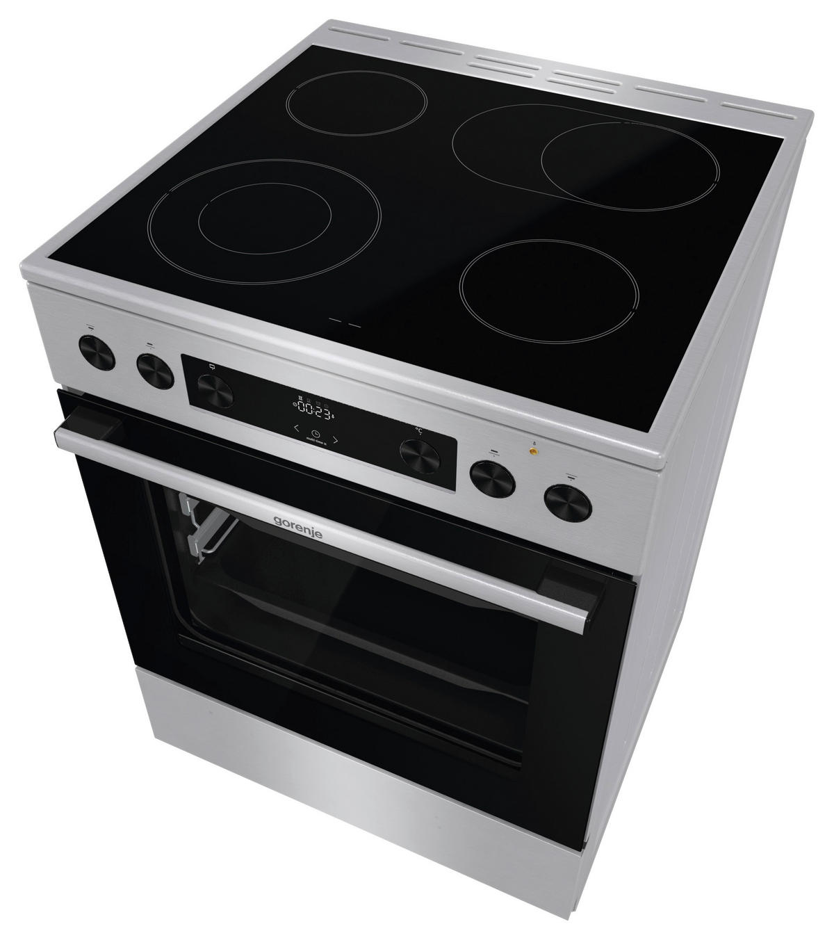 HERD GECS6C70XPA  - Edelstahlfarben/Schwarz, Trend, Glas/Metall (60/85/60cm) - Gorenje