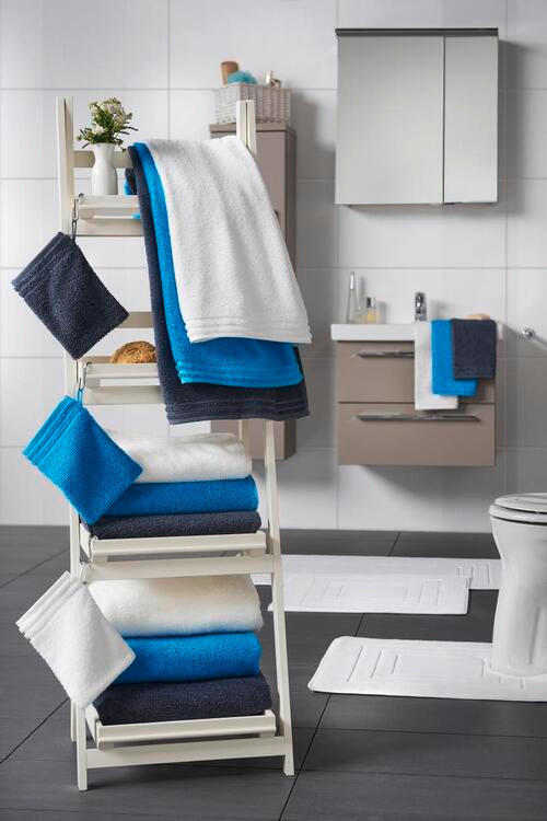 BADETUCH Calypso Feeling NOS Vossen Wäsche Blau 150/100 cm  - Blau, Basics, Textil (150/100cm) - Vossen