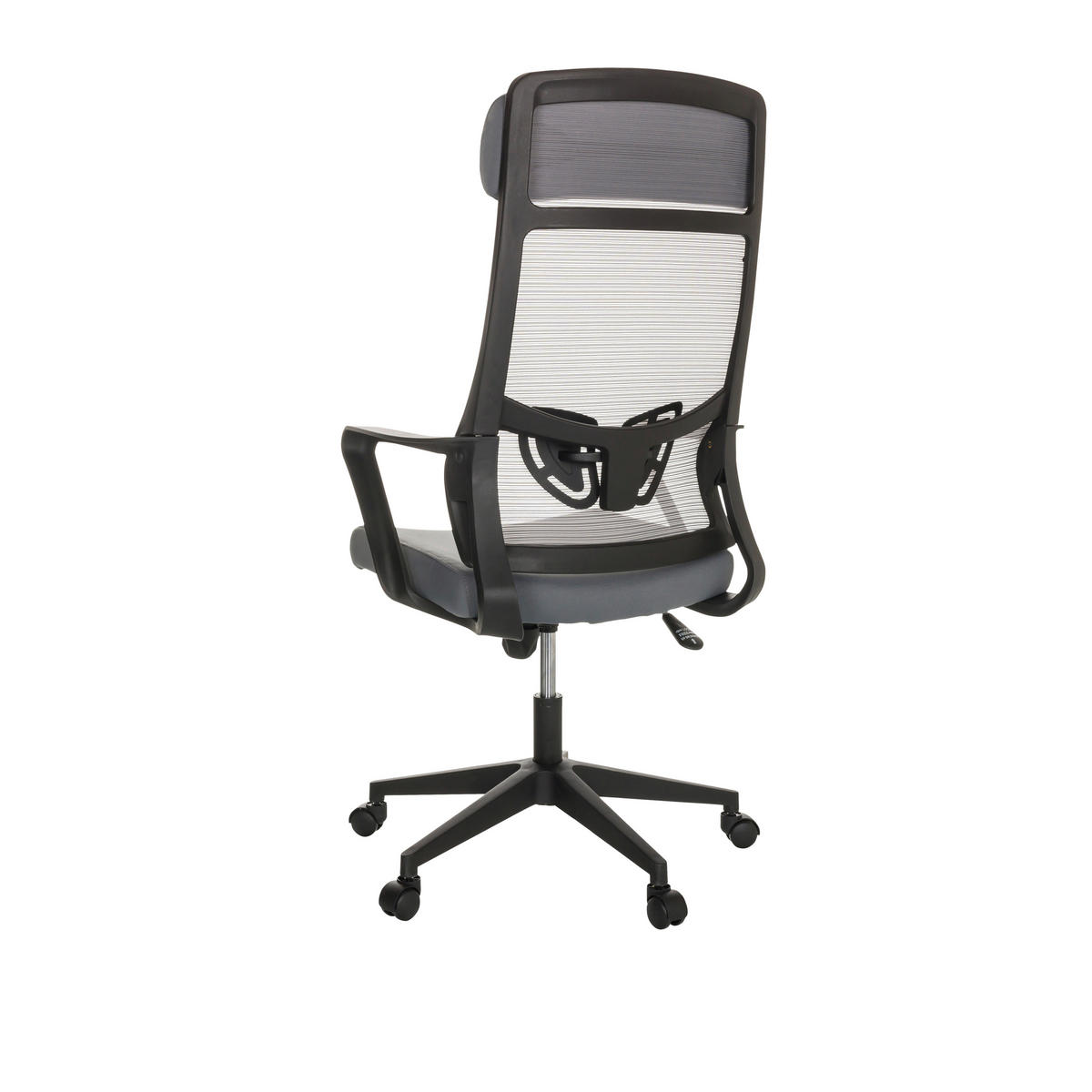 SNURRSTOL  i grå  - svart/grå, Basics, textil/plast (69/122-132/69cm) - MID.YOU