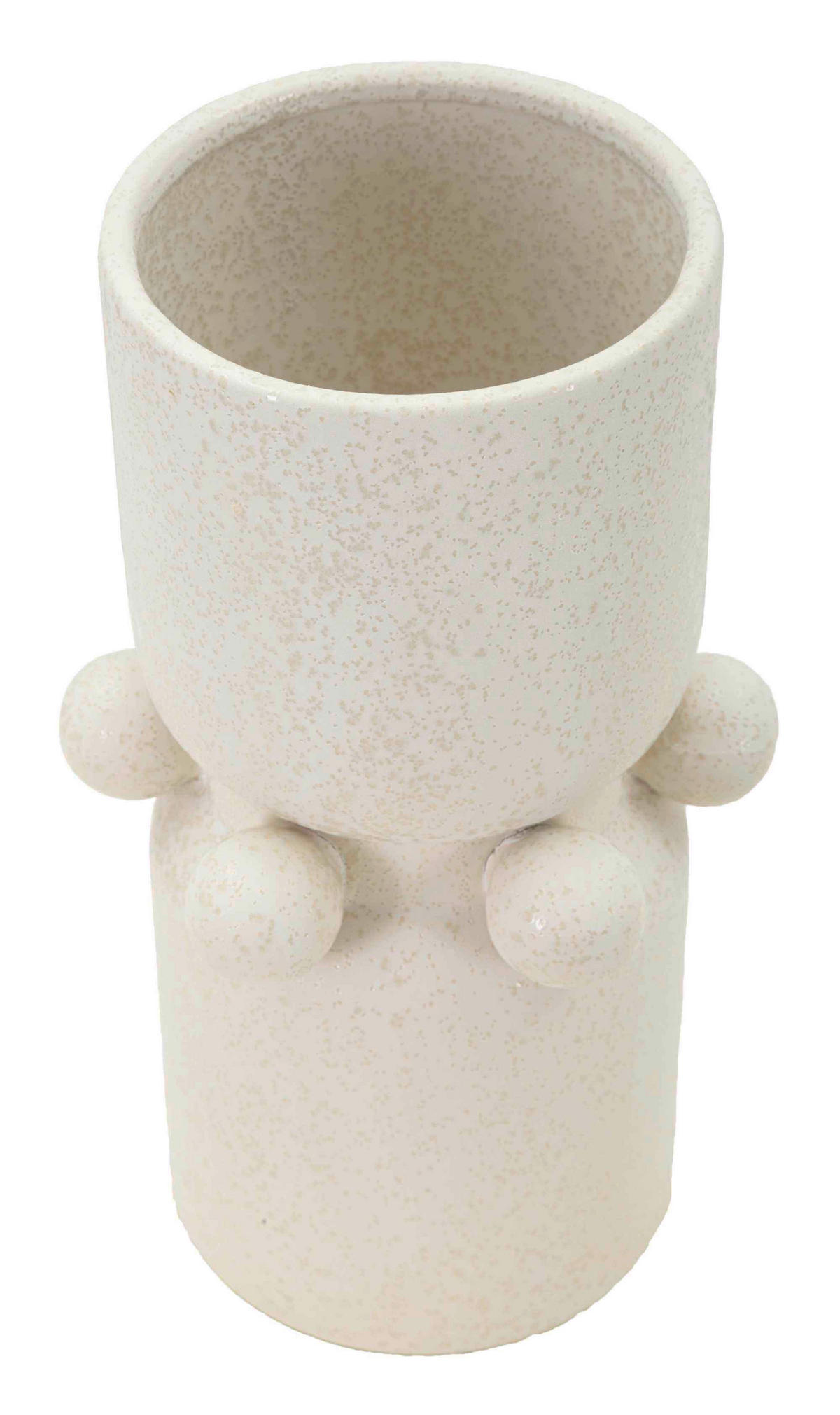 VASE  - Creme, Basics, Keramik (16/28/16cm)