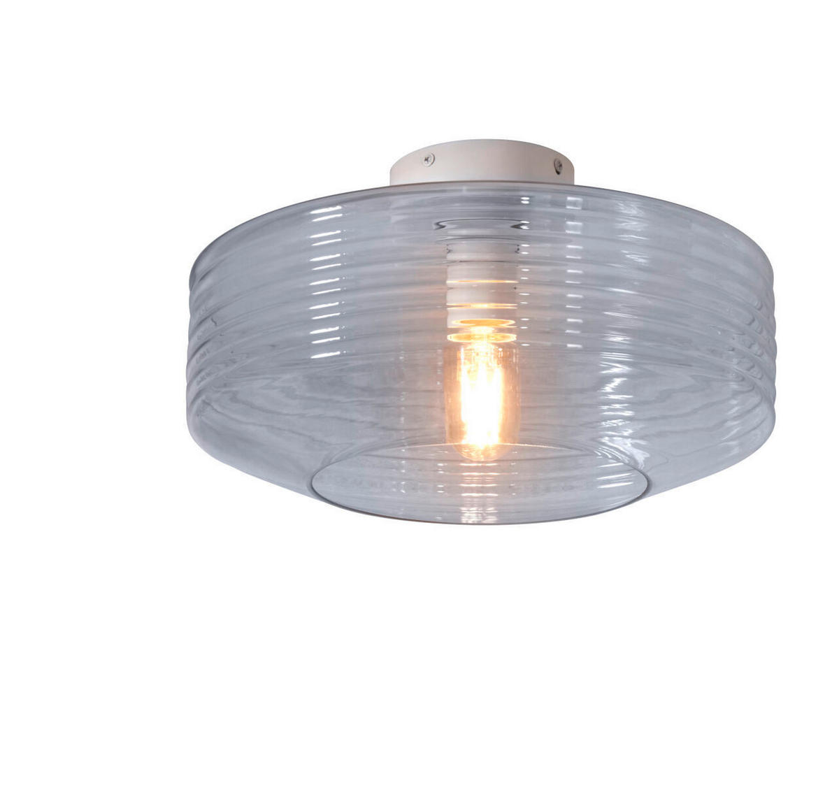 DECKENLEUCHTE  Smart 35/20 cm   - Transparent, Trend, Glas (35/20cm) - It's about Romi