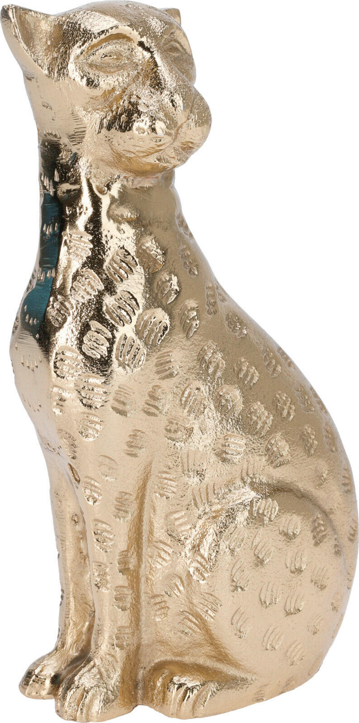 DEKORAČNÝ LEOPARD - zlatá, Basics, kov (6.5/10/19cm)