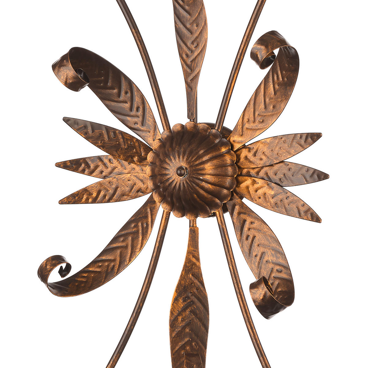DECKENLEUCHTE 40/110 cm   - Bronzefarben, KONVENTIONELL, Glas/Metall (40/110cm)