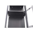 VITRINE in Schwarz  - Schwarz, Design, Glas/Metall (50/180/35cm) - Xora