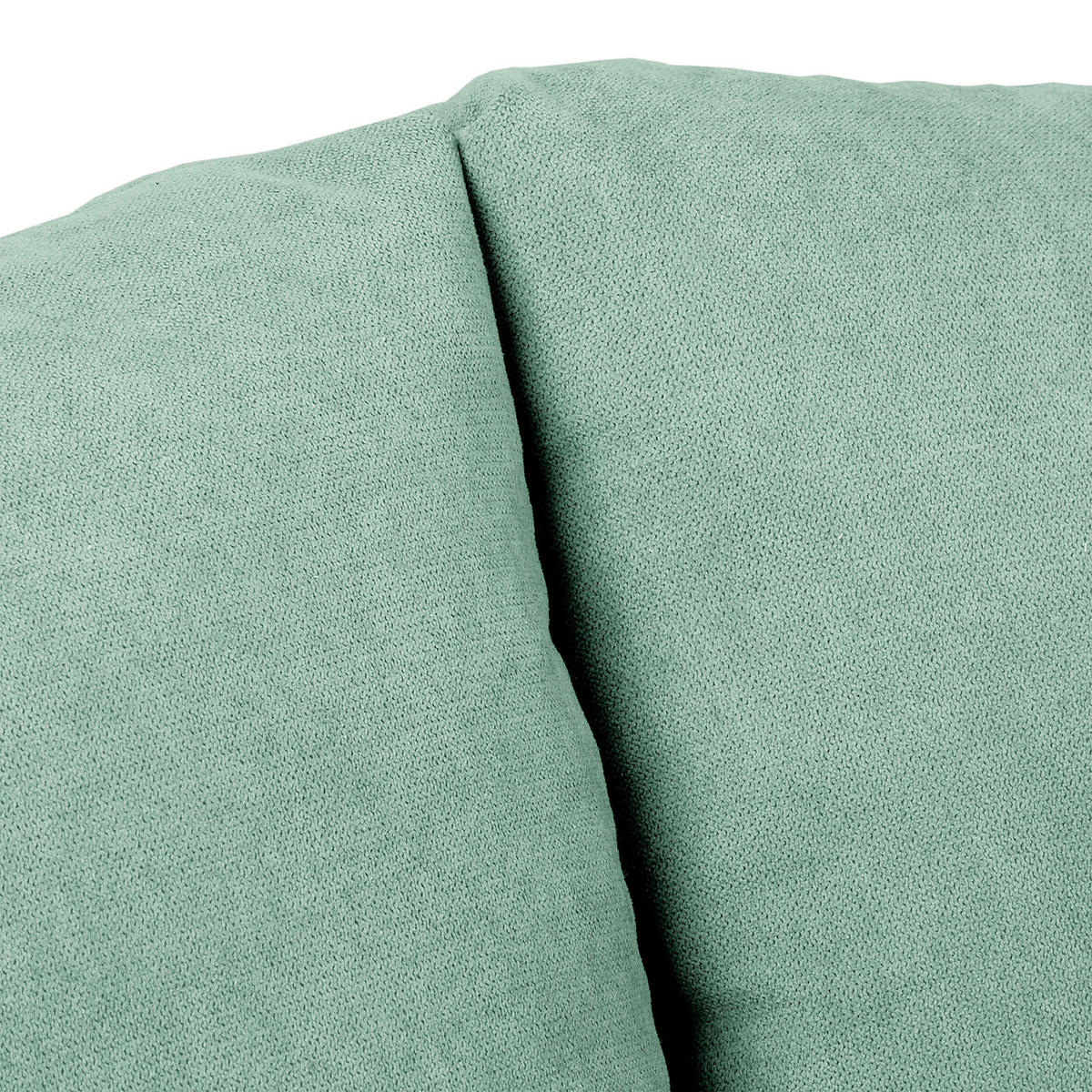 ECKSOFA inkl. Hocker Ariella in Mikrofaser Mintgrün  161/231 cm  - Naturfarben/Mintgrün, Design, Holz/Textil (161/231cm) - Livetastic