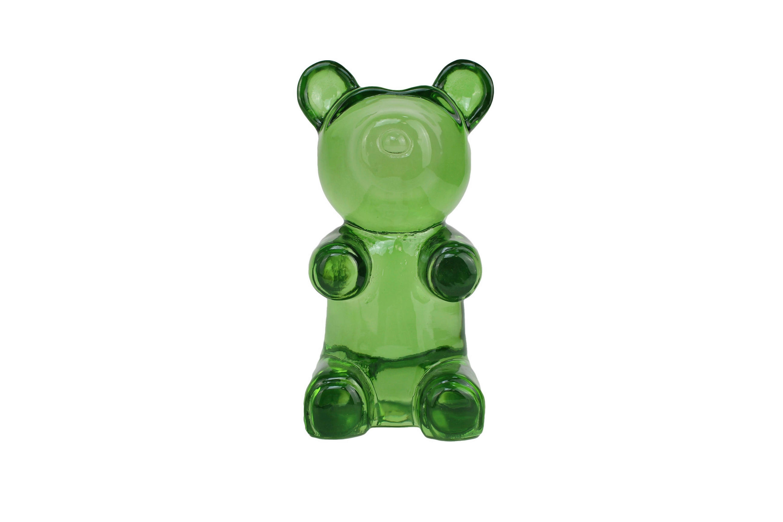 DEKOBÄR - Grün, Design, Kunststoff (12/20/11cm) - Ambia Home