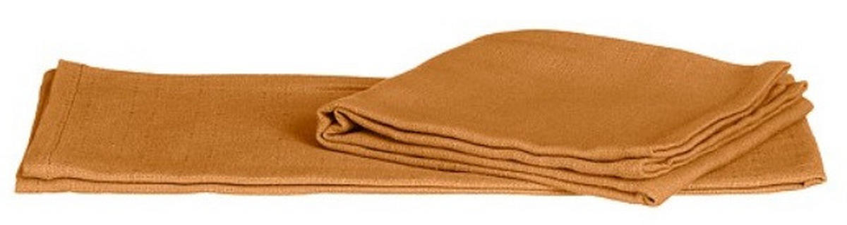 KÖKSHANDDUK 2 styck brun, orange  - orange/brun, Basics, textil (50/70cm)