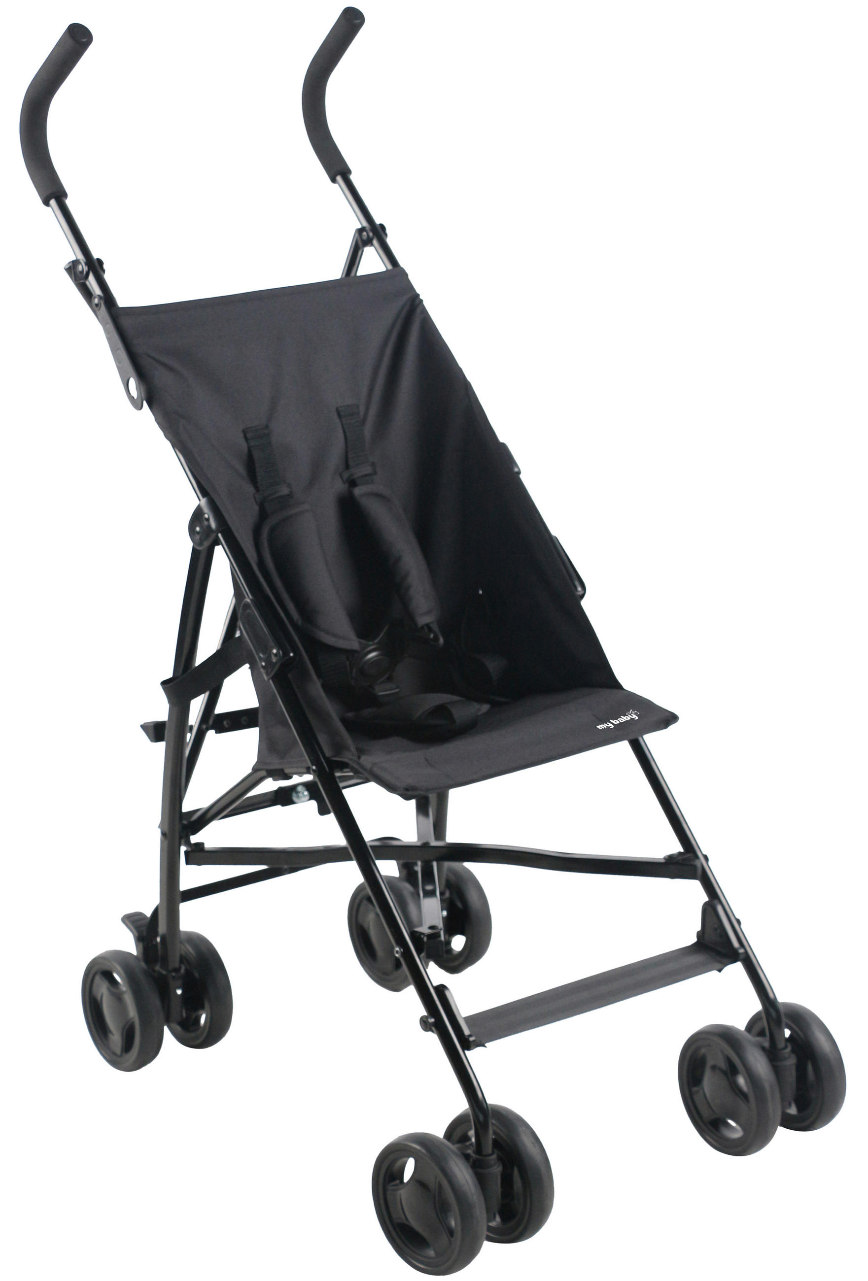 BUGGY  - Schwarz, Basics, Kunststoff/Textil (73/45/99cm) - My Baby Lou