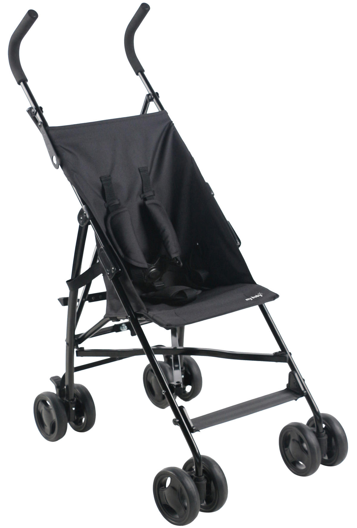 BUGGY  - Schwarz, Basics, Kunststoff/Textil (73/45/99cm) - My Baby Lou