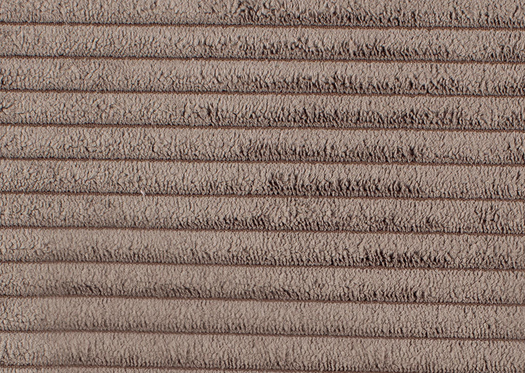 WOHNLANDSCHAFT Braun Cord  - Chromfarben/Braun, KONVENTIONELL, Kunststoff/Textil (180/376/180cm) - Carryhome