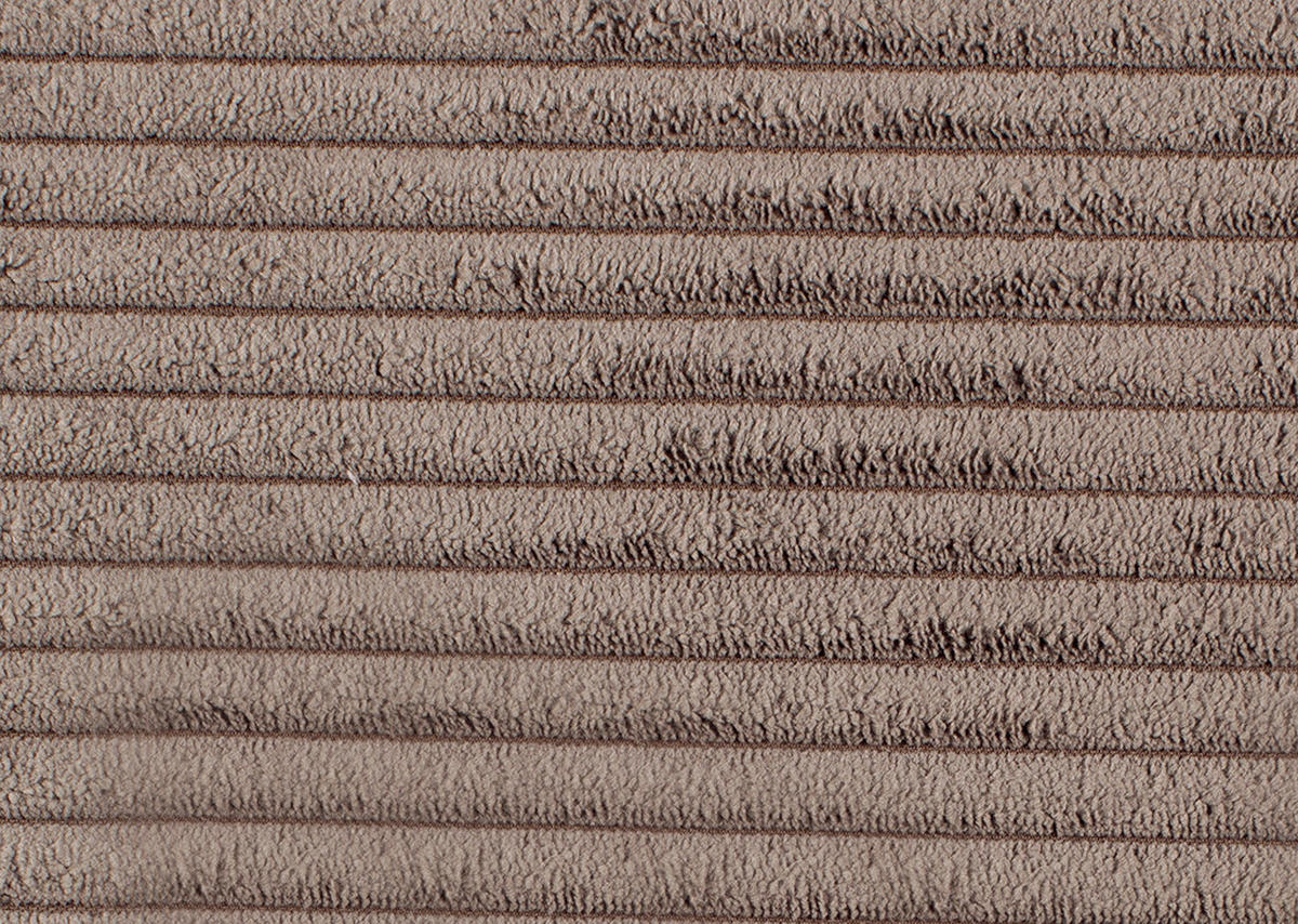 ECKSOFA Braun Cord  - Schwarz/Braun, KONVENTIONELL, Kunststoff/Textil (140/240cm) - Carryhome