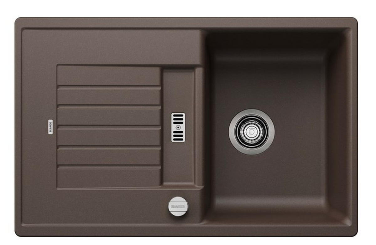 SPÜLE 515069  - Braun, Basics, Stein (50/20,2/78cm) - Blanco