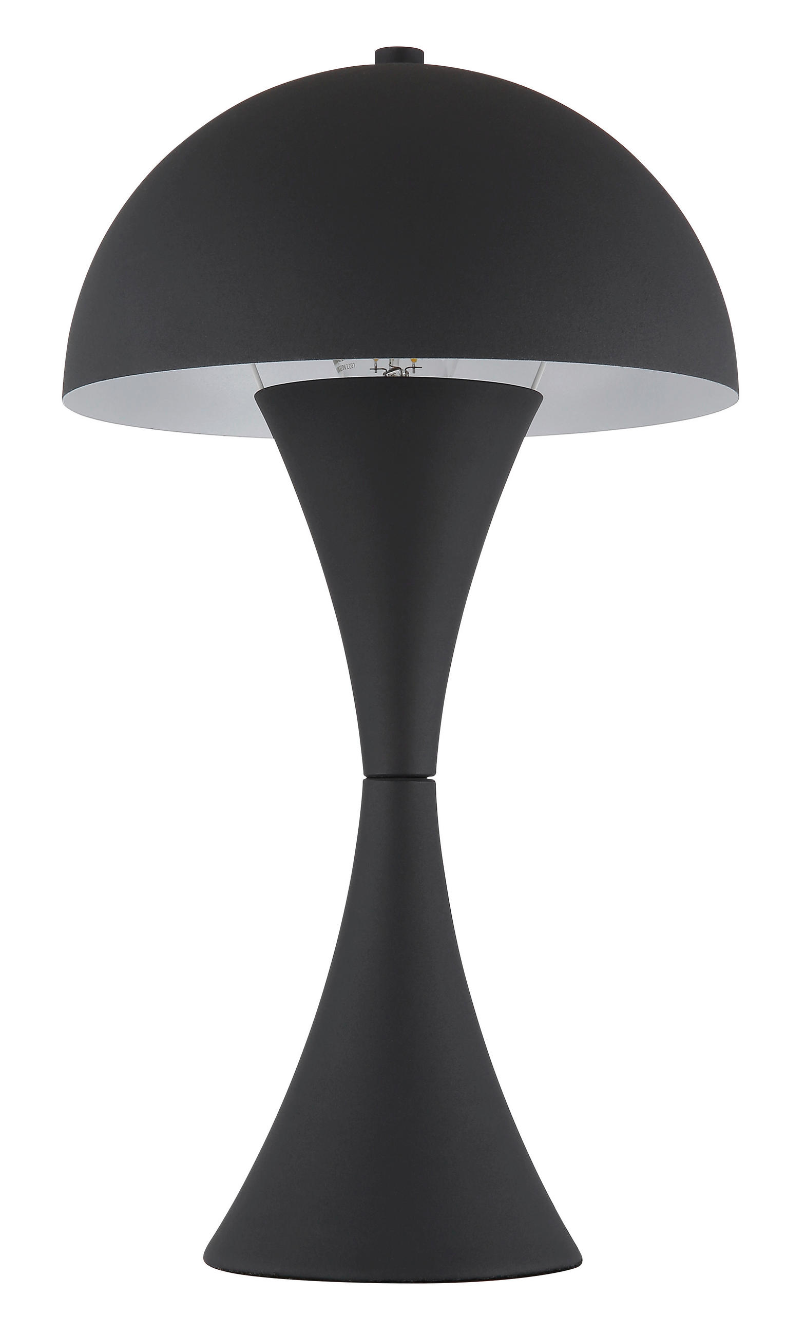 TISCHLEUCHTE 20/36,1 cm   - Schwarz, Design, Kunststoff/Metall (20/36,1cm) - Globo