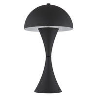 TISCHLEUCHTE - Schwarz, Design, Kunststoff/Metall (20/36,1cm) - Globo