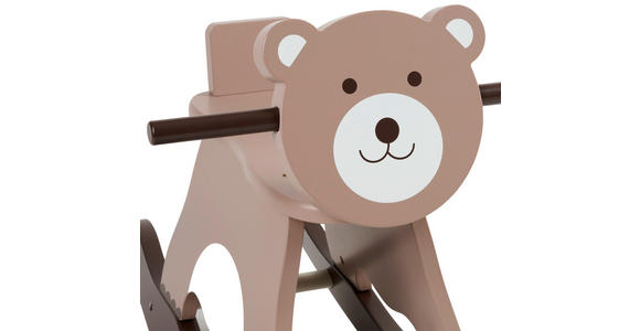 SCHAUKELTIER Honey  - Braun, Trend, Holz (66/36/42cm) - My Baby Lou