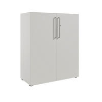 KOMMODE Colorado  in 89,8/110/42,9 cm  - Silberfarben/Schwarz, MODERN, Holzwerkstoff/Kunststoff (89,8/110/42,9cm) - Novel