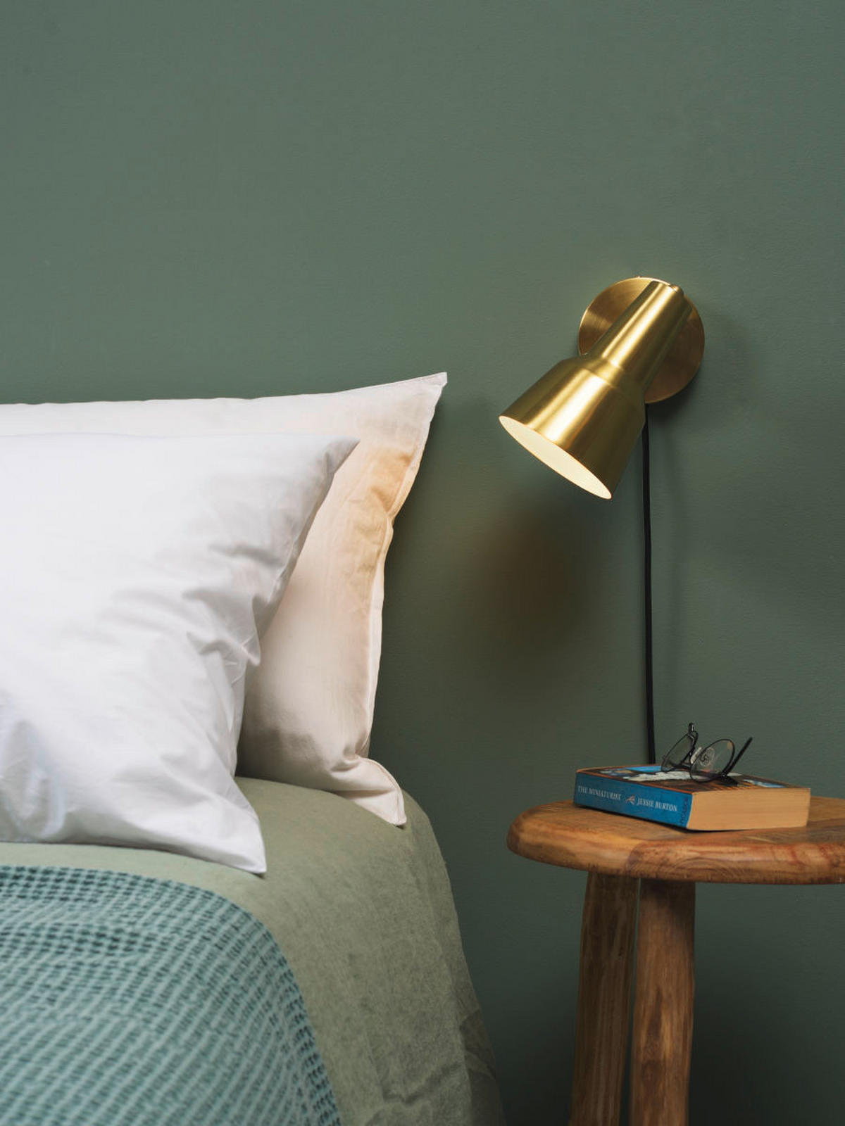 VÄGGLAMPA VALENCIA 13,5/21,5/20 cm   - svart/guldfärgad, Design, metall (13,5/21,5/20cm) - It's about Romi