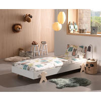 KINDER-/JUNIORBETT 90/200 cm  in Weiß  - Weiß, MODERN, Holz/Holzwerkstoff (90/200cm) - MID.YOU